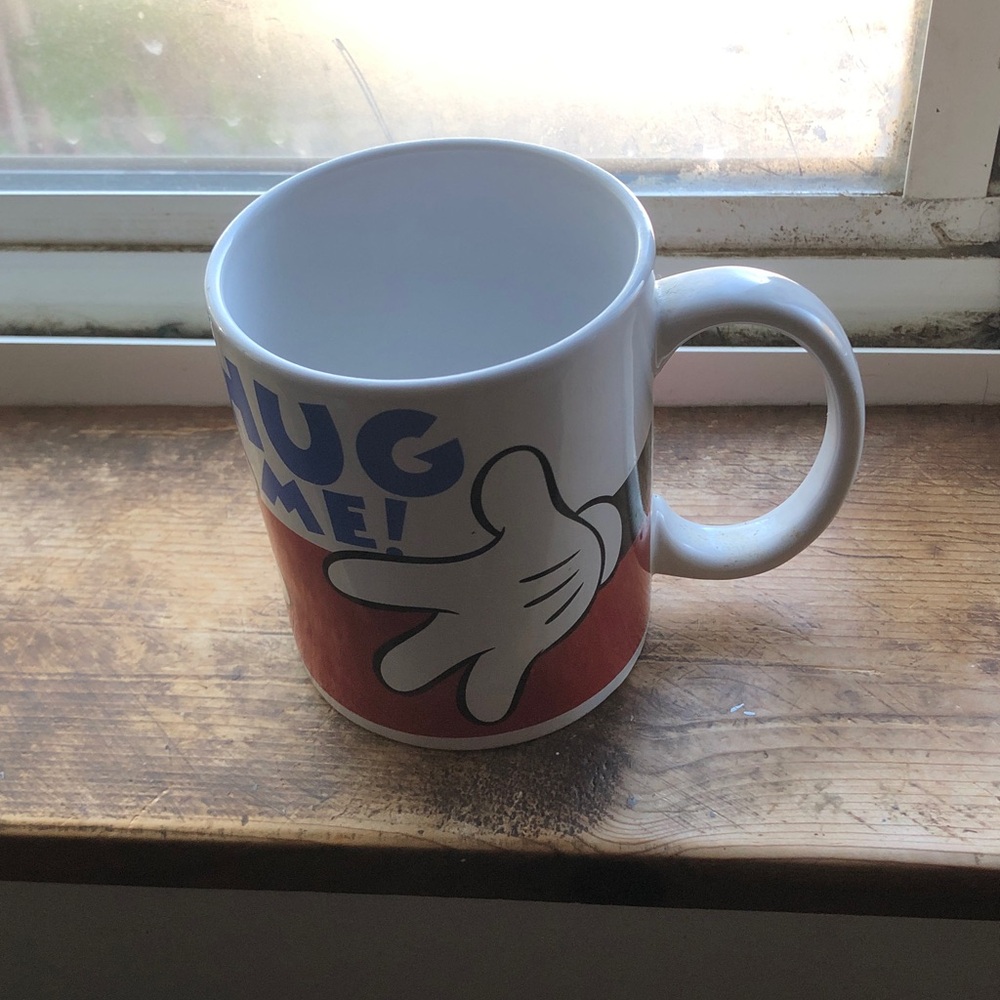 Hug Me! White Ceramic Character Mug